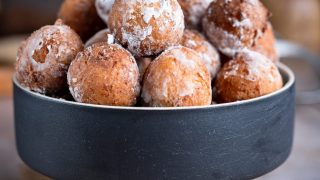 Mini pączki z mascarpone (ekspresowe)