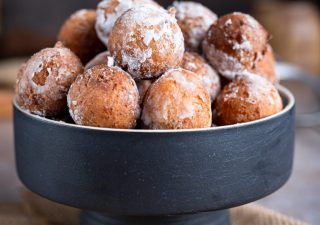 Mini pączki z mascarpone (ekspresowe)