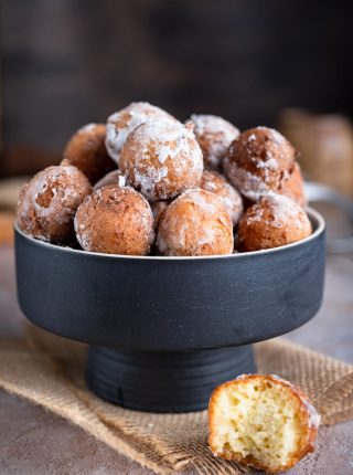 Mini pączki z mascarpone (ekspresowe)