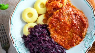 Schab w sosie pomidorowym