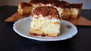 SERNIK BŁYSKAWICA z kokosową pianką 🥥 Kremowy, delikatny i znikający w jeden dzień 😍