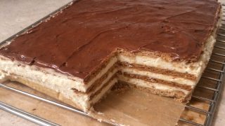 Stefanka z kremem z kaszy manny – proste ciasto bez piekarnika