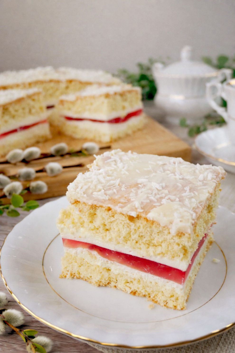 Ciasto Kawałek Nieba – delikatne, lekkie i idealne do kawy