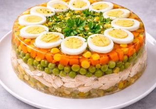 Galareta warstwowa z kurczakiem