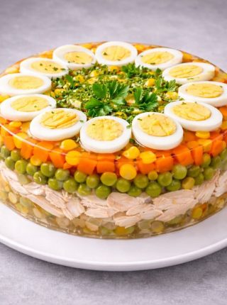 Galareta warstwowa z kurczakiem