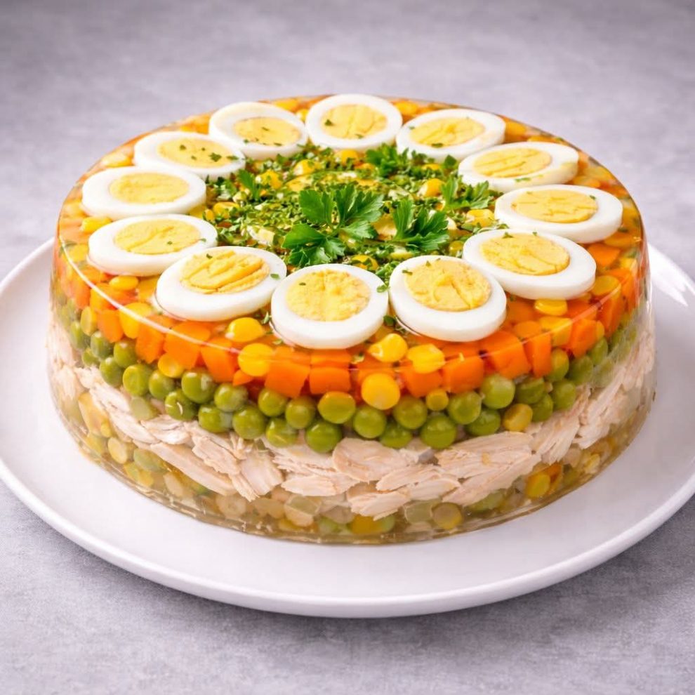 Galareta warstwowa z kurczakiem