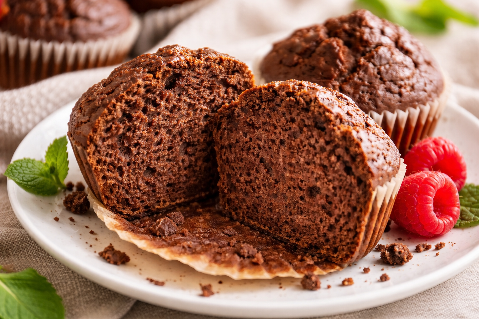 Muffinki czekoladowe – szybkie i bardzo smaczne, idealne na deser