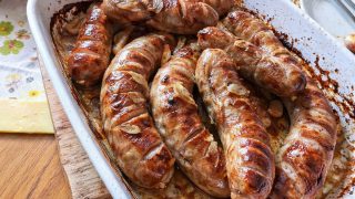 Pieczona biała kiełbasa – sprawdzony przepis