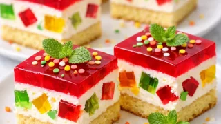 Ciasto z kremem i galaretką – lekkie, kolorowe i idealne na Wielkanoc