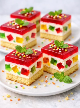 Ciasto z kremem i galaretką – lekkie, kolorowe i idealne na Wielkanoc