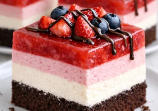 Ciasto Truskawkowa Rozkosz – warstwowe, kremowe i efektowne na każdą okazję