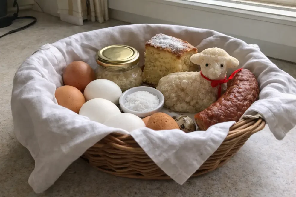 Co powinno się znaleźć w koszyczku wielkanocnym i czego nie wkładać?