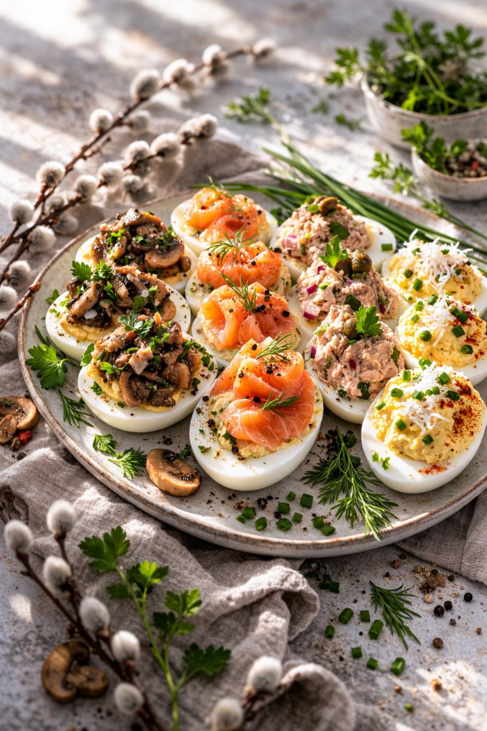 Jajka faszerowane na Wielkanoc – 8 sprawdzonych pomysłów