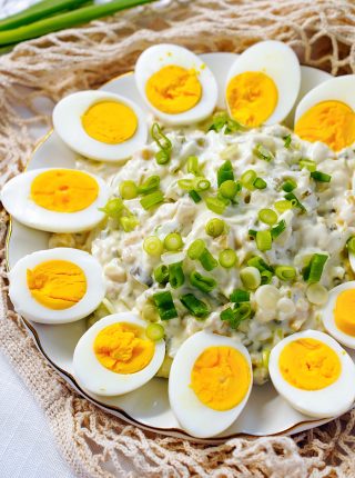 Jajka z sosem tatarskim