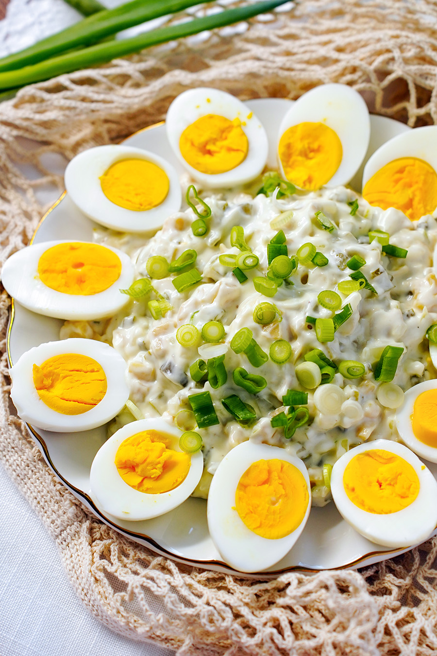 Jajka z sosem tatarskim