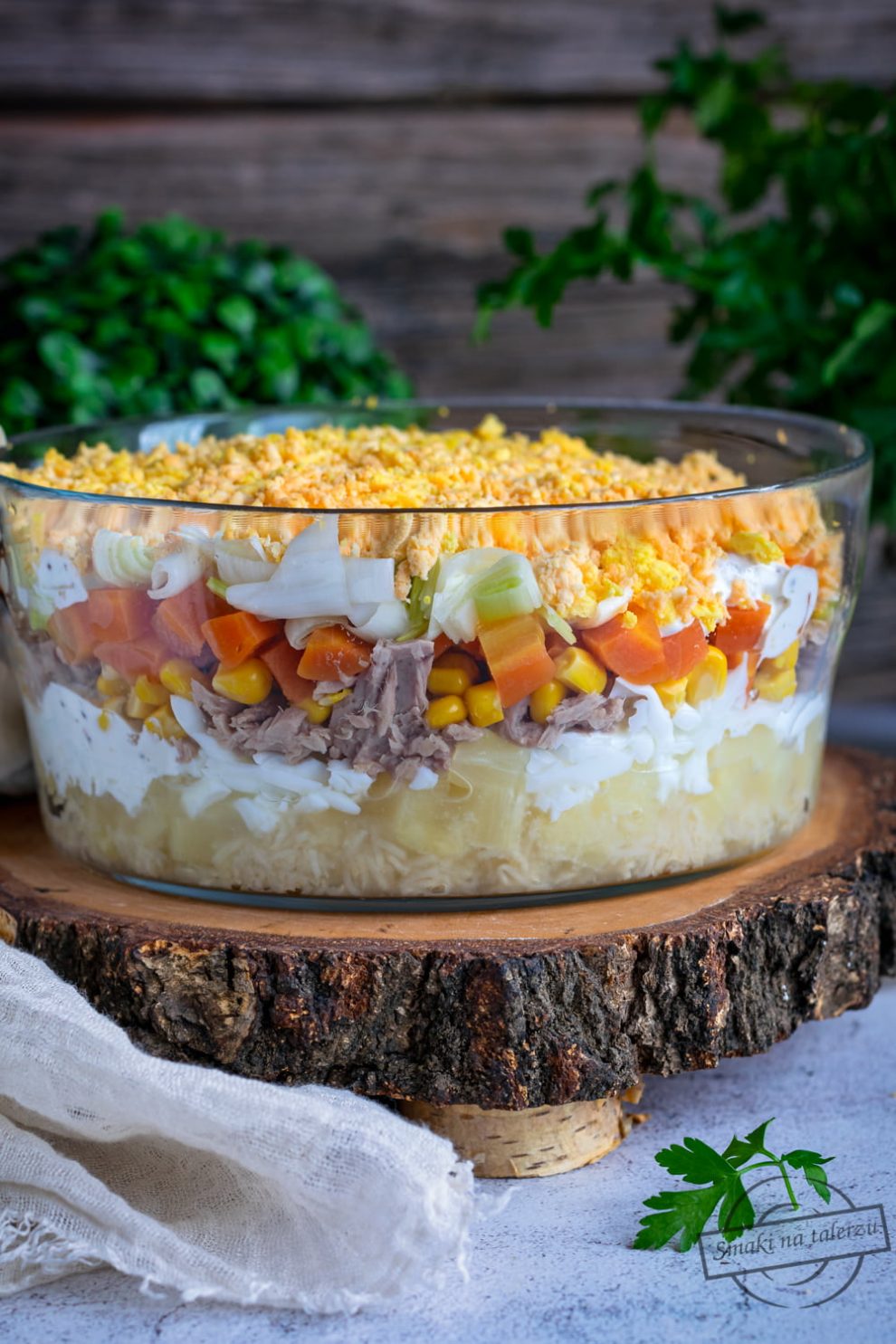 Sałatka z tuńczykiem - królewska