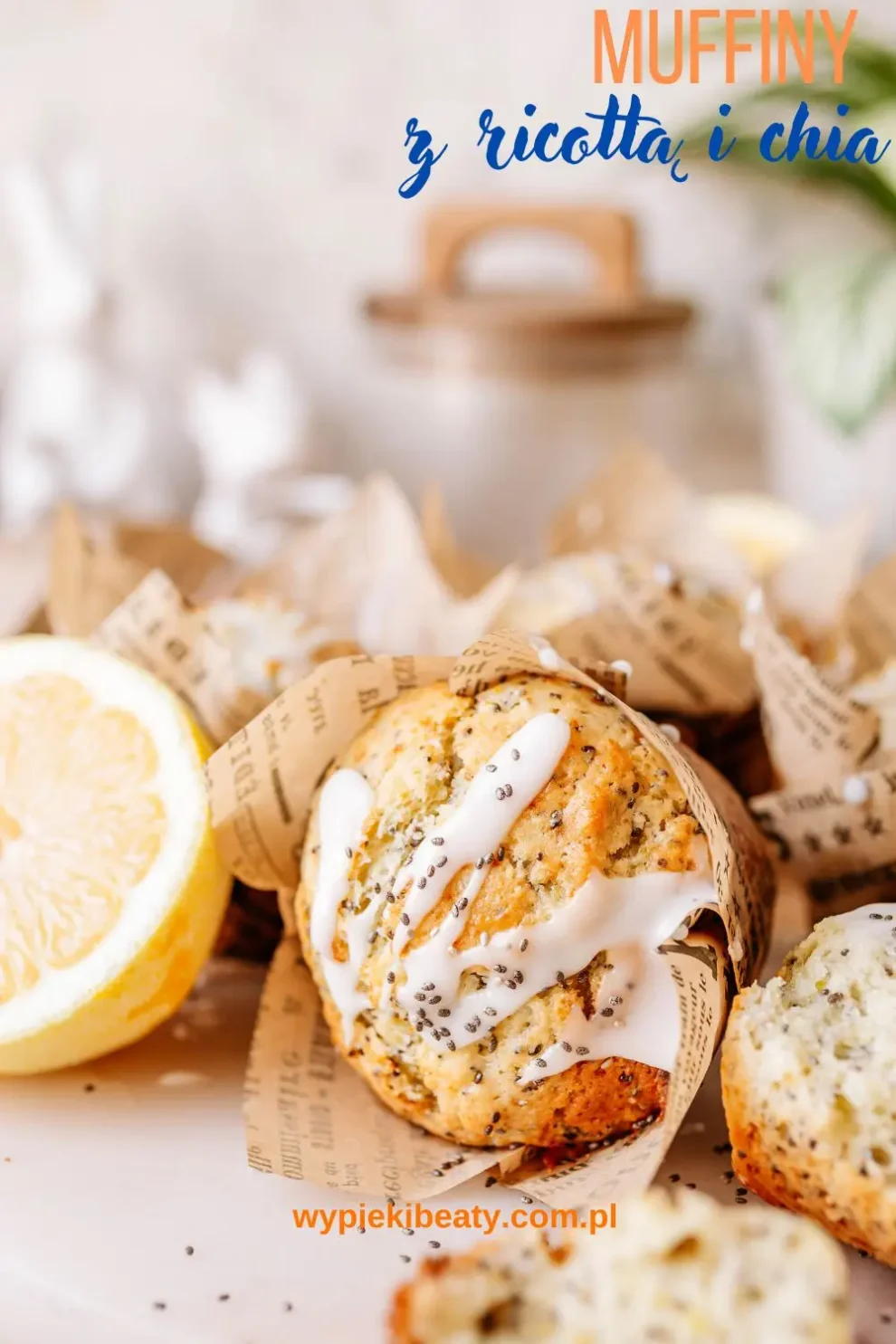 Muffiny z ricottą i chia