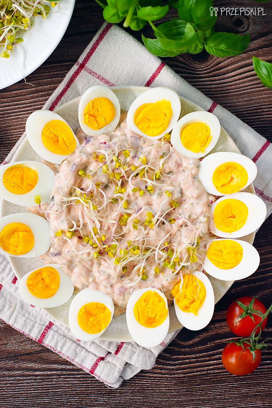 Jajka z sosem tysiąca wysp