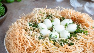 Sałatka "Wielkanocne gniazdo"