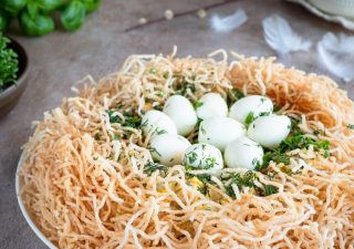 Sałatka "Wielkanocne gniazdo"