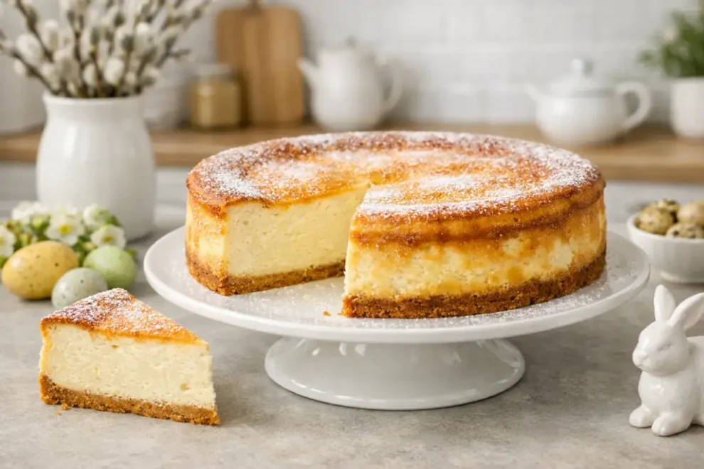 Sernik Wielkanocny – prosty przepis na wysoki, kremowy wypiek
