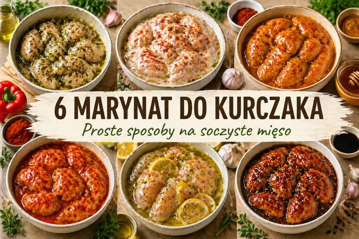 6 marynat do kurczaka – proste przepisy na soczyste mięso