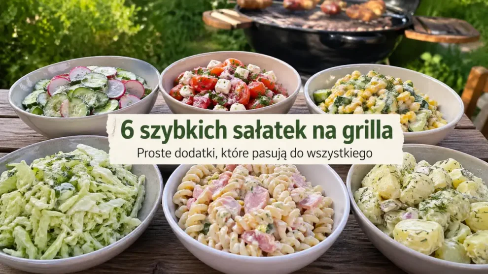 6 szybkich sałatek na grilla – proste dodatki, które zawsze się sprawdzają