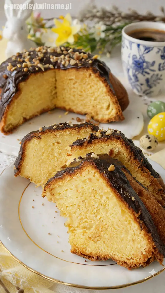 Babka cytrynowa z air fryera – delikatna, puszysta i pełna cytrynowego smaku