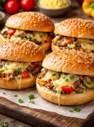 Burgerowe zapiekanki warzywne przepis