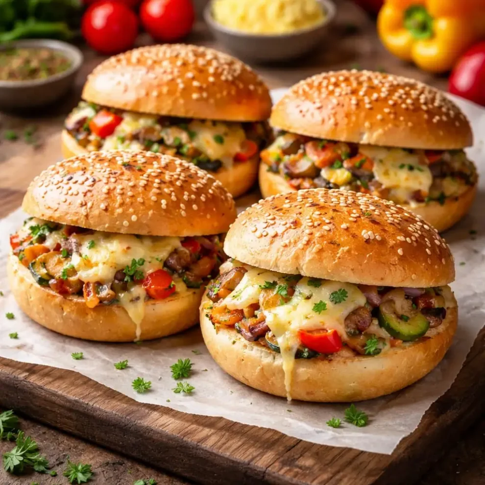 Burgerowe zapiekanki warzywne przepis