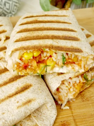 Burrito z ryżem i soczewicą – domowy obiad, który zawsze się sprawdza