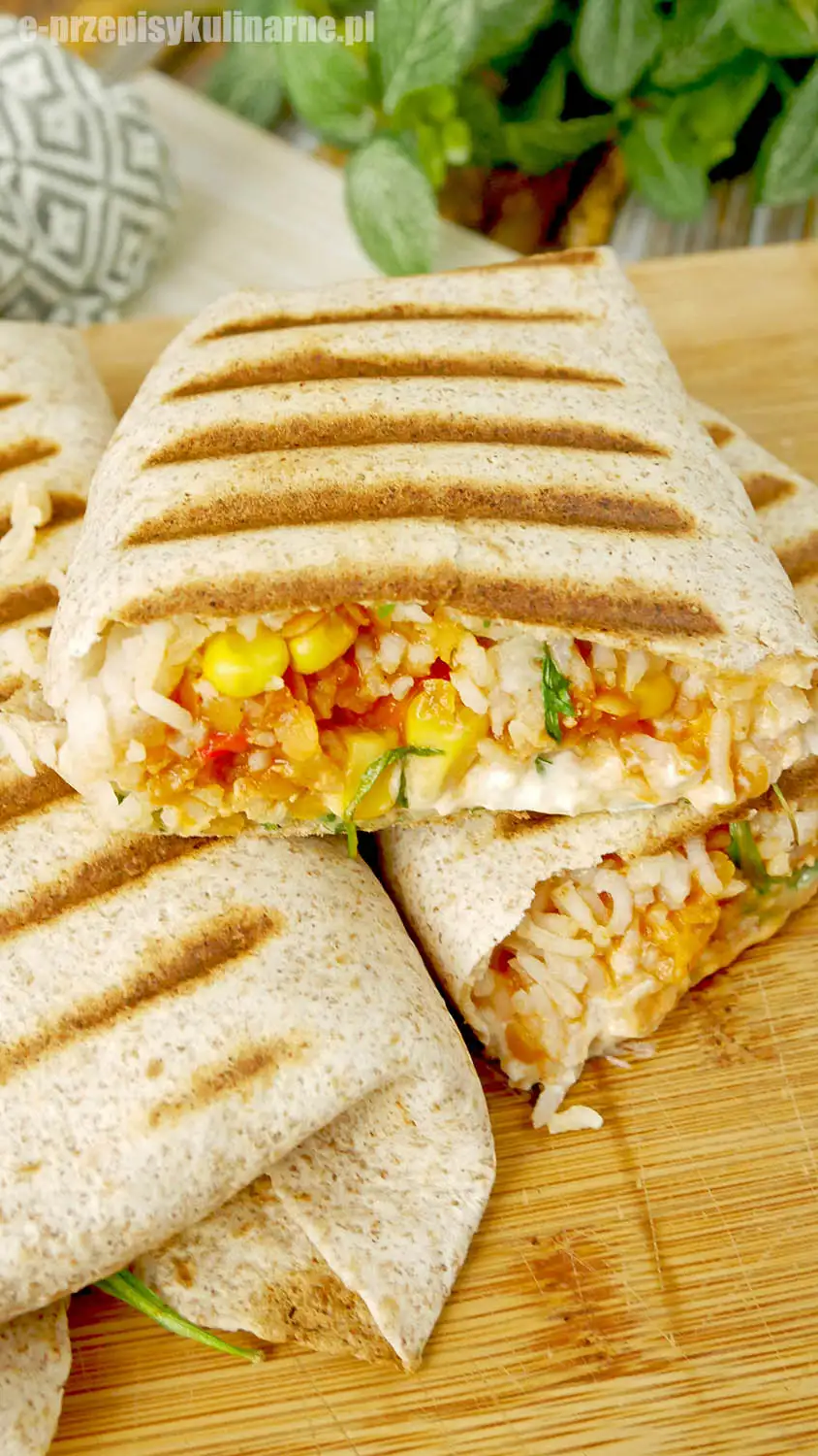 Burrito z ryżem i soczewicą – domowy obiad, który zawsze się sprawdza