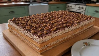 Ciasto dakłas – prosty przepis na elegancki deser z bezą i kremem