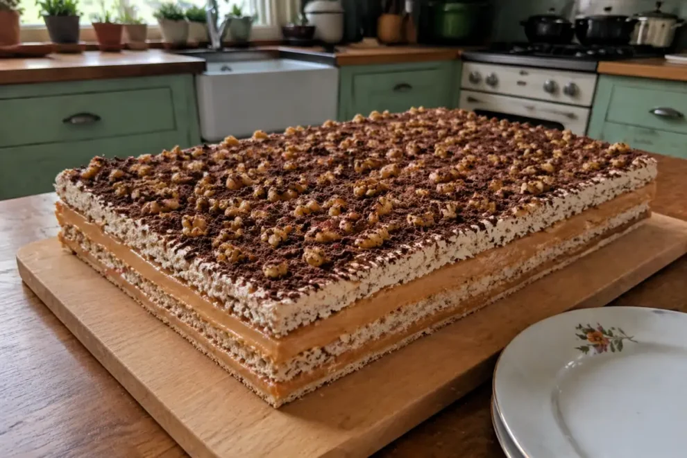 Ciasto dakłas – prosty przepis na elegancki deser z bezą i kremem