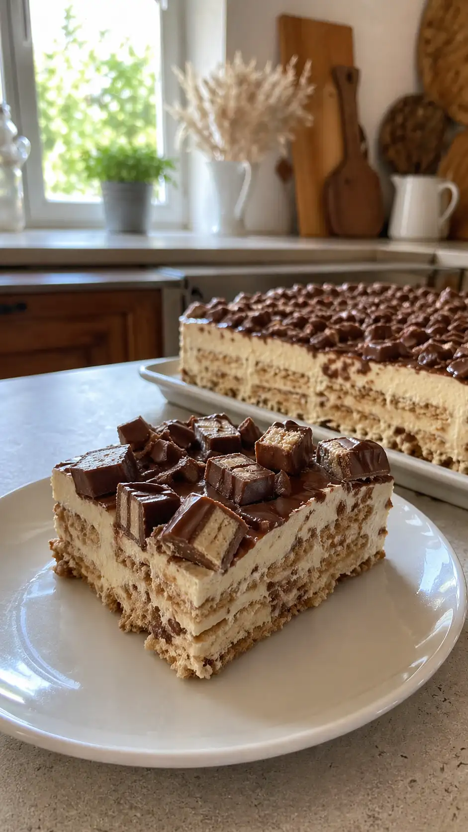 Ciasto Kinder Bueno bez pieczenia – kremowe, szybkie i bardzo smaczne