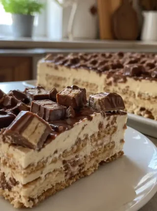 Ciasto Kinder Bueno bez pieczenia – kremowe, szybkie i bardzo smaczne