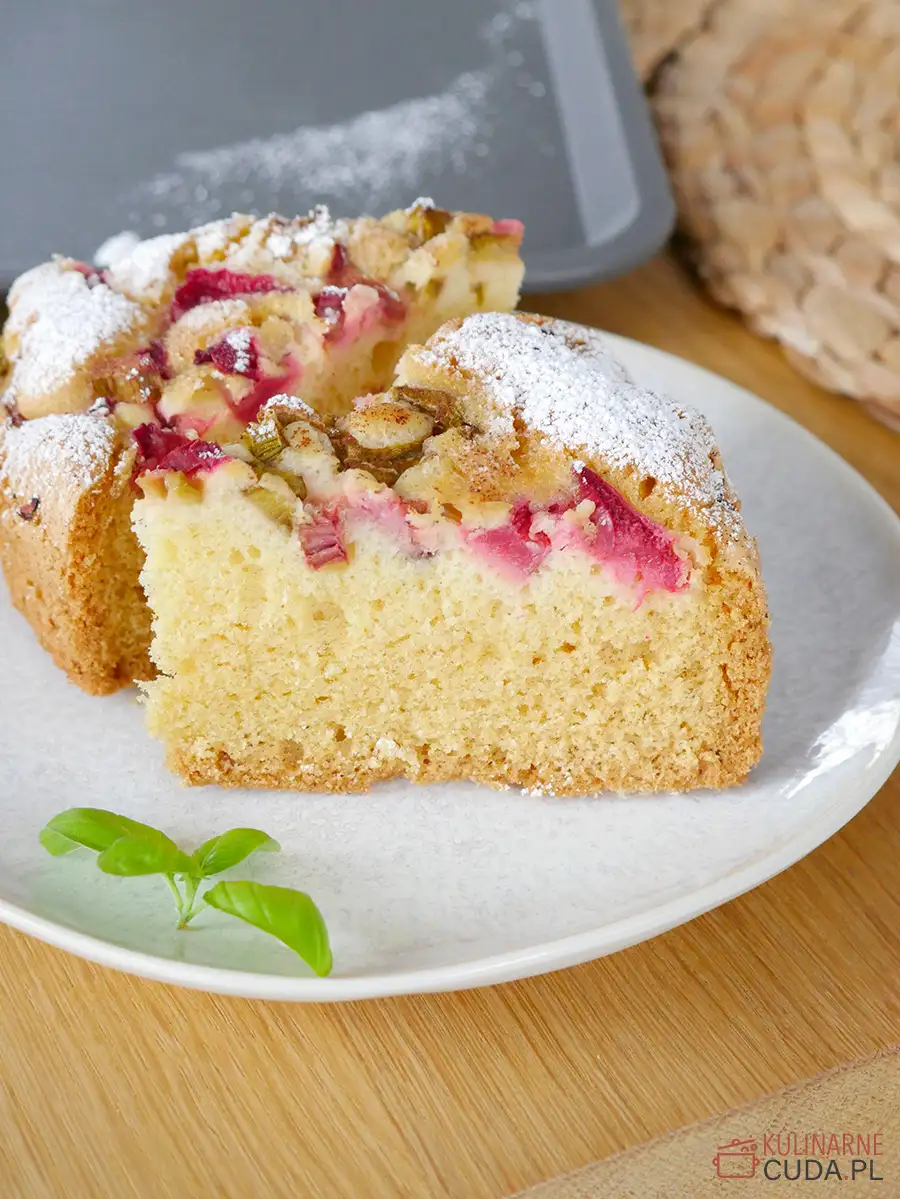 Szybkie ciasto z rabarbarem