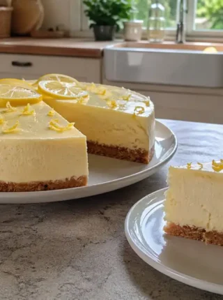 Cytrynowy sernik na zimno – prosty przepis na lekki i orzeźwiający deser