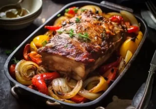 SCHAB PIECZONY Z PAPRYKĄ