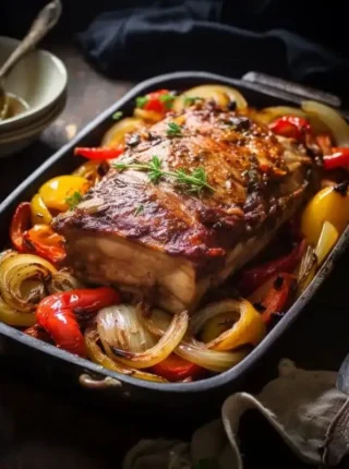 SCHAB PIECZONY Z PAPRYKĄ