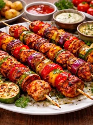 Szaszłyki z grilla przepis