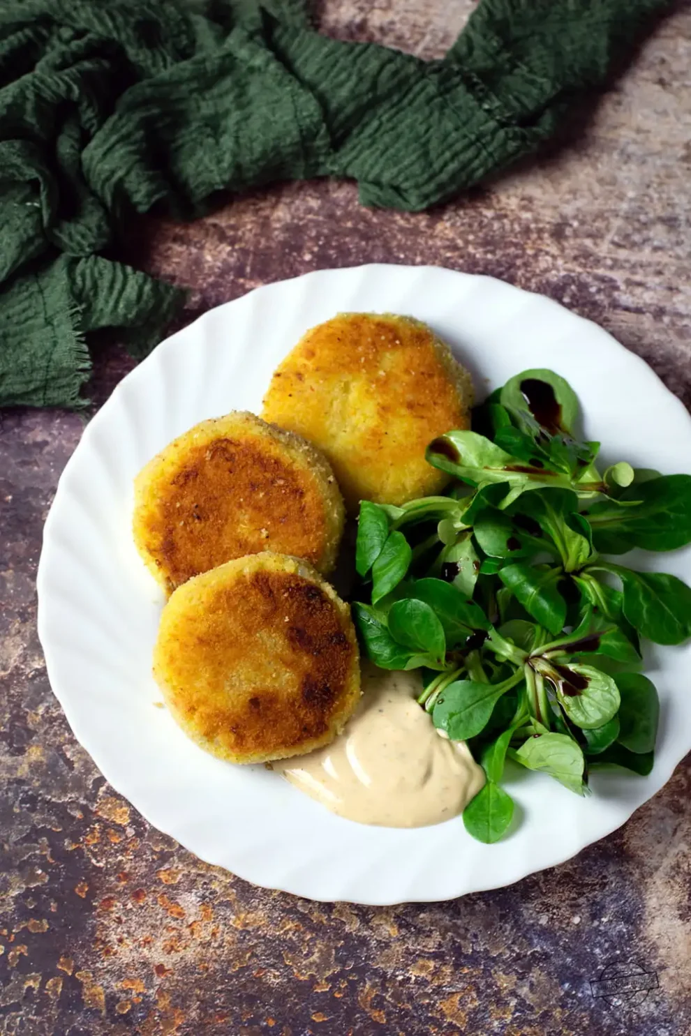 Kotleciki ziemniaczane z kiszoną kapustą
