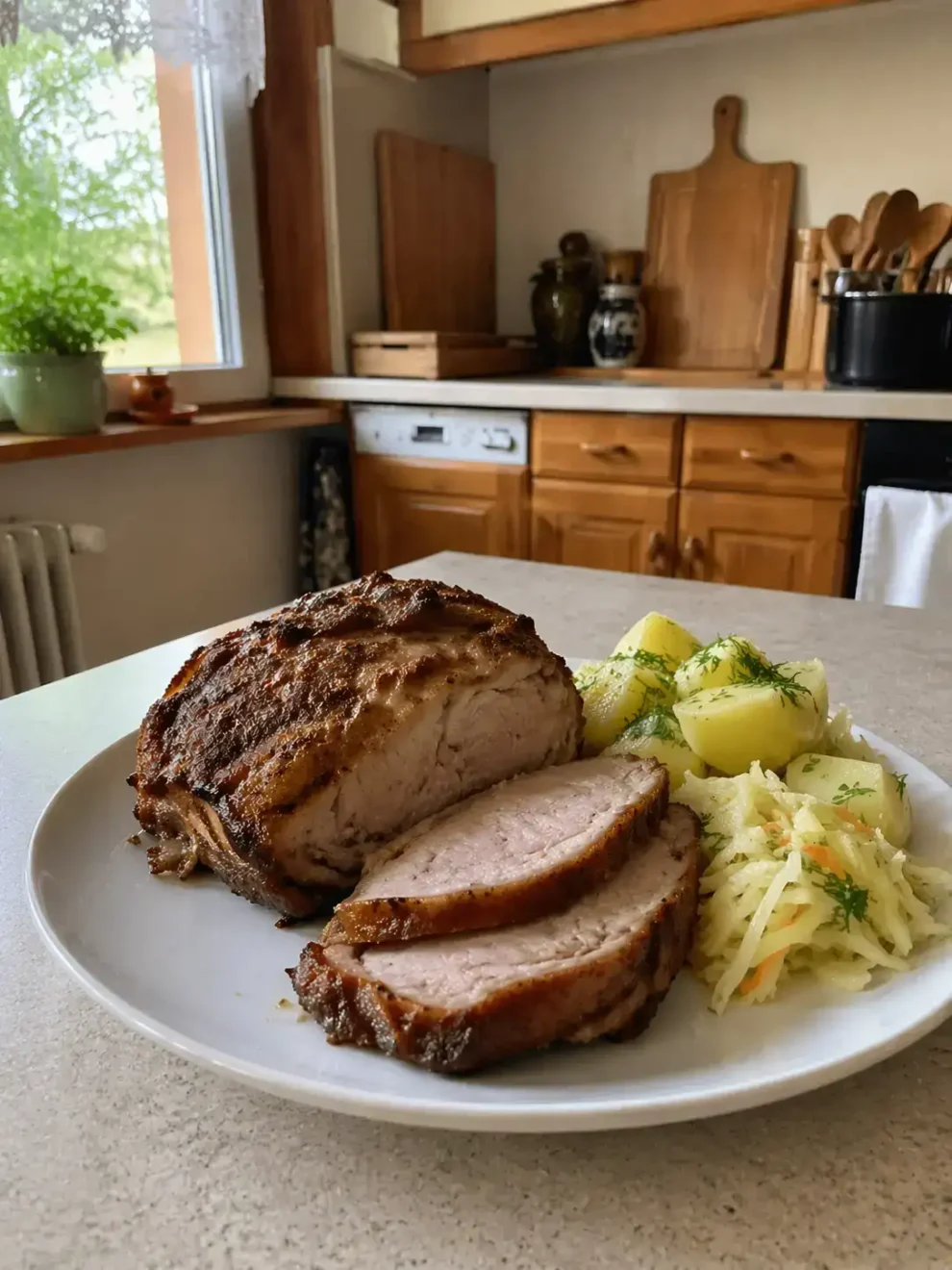 Pieczona karkówka z airfryera – soczysty przepis na szybki obiad