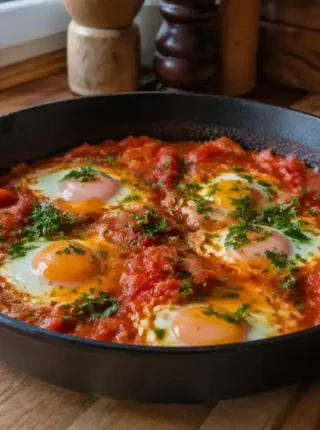 Szakszuka – prosty przepis na sycące śniadanie lub lekki obiad