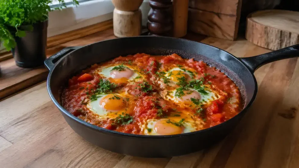 Szakszuka – prosty przepis na sycące śniadanie lub lekki obiad