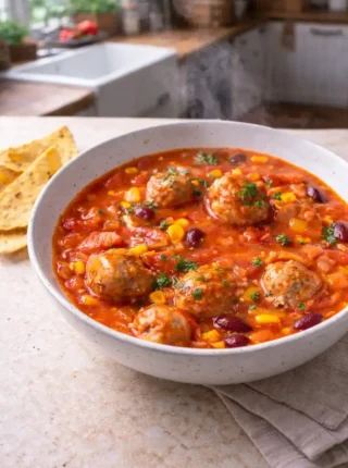 Zupa meksykańska z pulpecikami – sycący przepis na rodzinny obiad