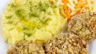 Mega chrupiące mielone z mozzarellą z air fryera