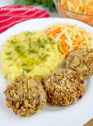 Mega chrupiące mielone z mozzarellą z air fryera