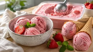Domowe lody truskawkowe – prosty przepis na kremowy deser