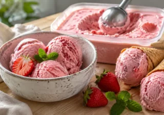 Domowe lody truskawkowe – prosty przepis na kremowy deser